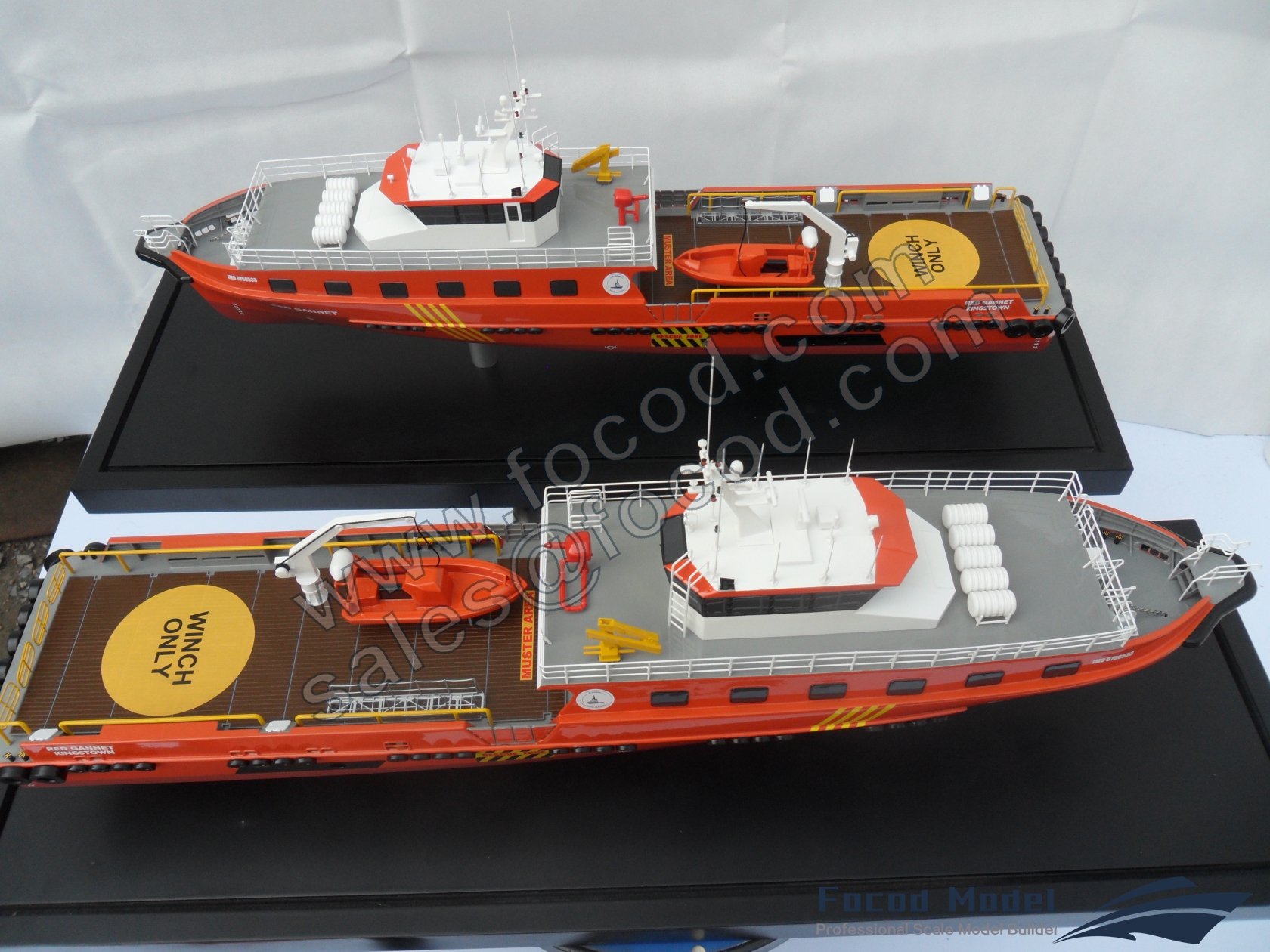 customized model of 40m Fast Crew Boat